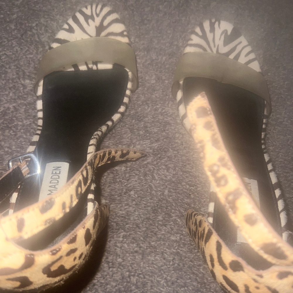 Two print shoes